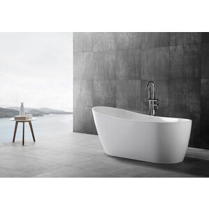 Акриловая ванна Abber 130х70 на каркасе, слив-перелив (AB9353-1.3)