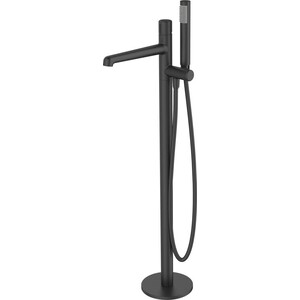 Смеситель для ванны BelBagno Uno напольный, черный (UNO-FMT-NERO)