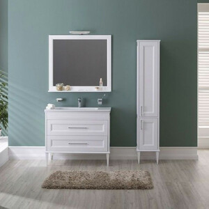 Пенал Aquanet Бостон М 36 левый, белый матовый (209680)