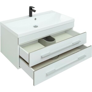 Тумба под раковину Aquanet Верона 90 белый матовый (272424)