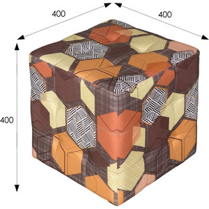 Банкетка Мебелик BeautyStyle 400 коричневый микс (П0005808)