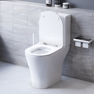 Унитаз-компакт безободковый Damixa Sirius с сиденьем микролифт (DX86C8600SC)