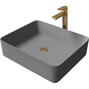 Раковина-чаша Grossman GR-3016GM 48х37 серая матовая