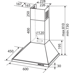 Вытяжка Zigmund & Shtain K 138.6 B