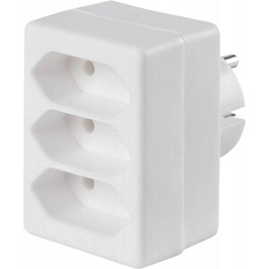 Сетевой разветвитель Buro BU-PS3F-W (3 розетки) белый (пакет ПЭ)