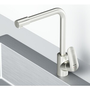 Смеситель для кухни Am.Pm Like с подключением фильтра, сатин (F8005711)