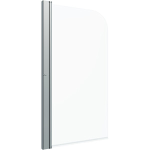 Шторка для ванны Triton Соло 75х140 прозрачная, хром (Щ0000038541)