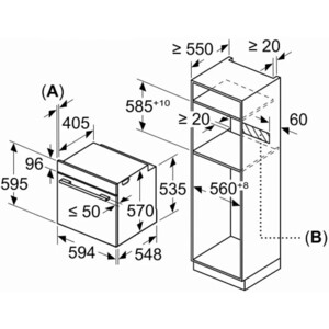 Электрический духовой шкаф Bosch HBG5370B0