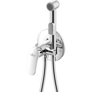 Гигиенический душ Rossinka встраиваемый, с гигиеническим душем, хром (RS45-51)