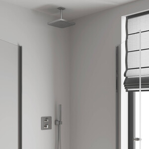 Верхний душ Grohe Tempesta 250 Cube с кронштейном, хром (26688000)