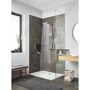 Душевая система Grohe Tempesta Cosmopolitan System 250 Cube с термостатом, хром (26689000)
