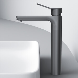 Смеситель для раковины Am.Pm X-Joy высокий, черный (F85A92022)