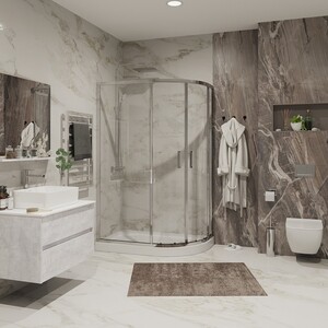 Душевой уголок Niagara NG-6621-08 120х80 прозрачный, хром