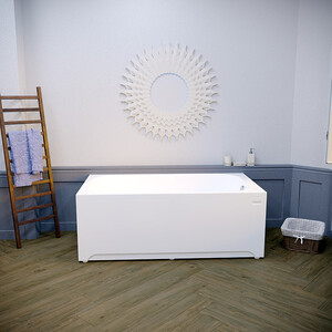 Акриловая ванна Radomir Прованс 170х90 с каркасом, фронтальная панель (1-01-2-0-1-187К)