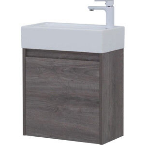 Тумба под раковину Aquanet Nova Lite 50 одна дверка, дуб рошелье (298854)