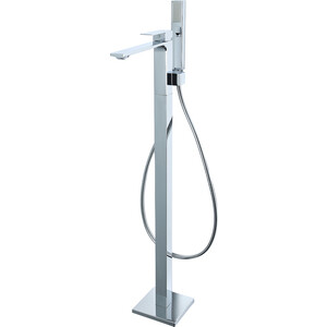 Смеситель для ванны Orange Lutz напольный, хром (M04-336cr)