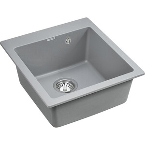 Кухонная мойка Paulmark Zemar серый металлик (PM104651-GRM)