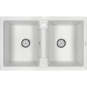 Кухонная мойка Paulmark Zwilling белый (PM238150-WH)