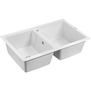 Кухонная мойка Paulmark Zwilling белый (PM238150-WH)