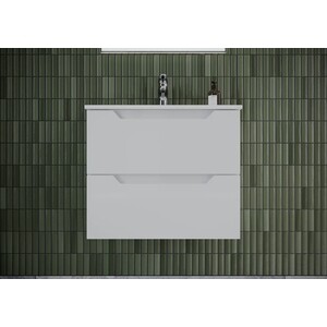 Тумба под раковину Sancos Norma 2.0 60 два ящика, белый глянец (NR2.060W)