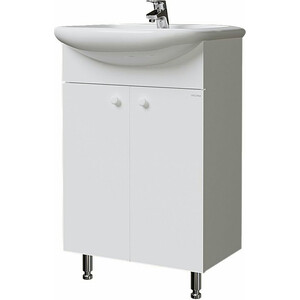 Тумба с раковиной Grossman Крит-Эко 50х40 белая (105005, 4620008192758)