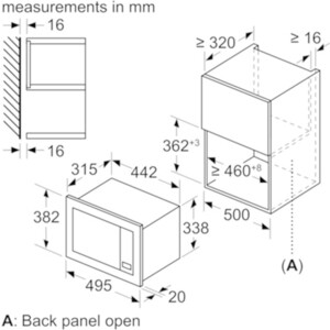 Встраиваемая микроволновая печь Bosch BFL523MW3
