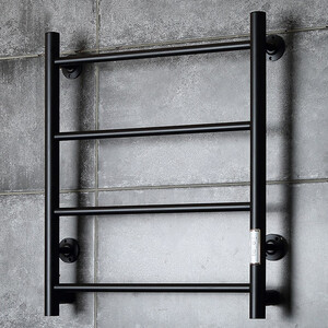 Полотенцесушитель электрический ZOX Прямой ЛЦ 60х50 черный (4630099748079)