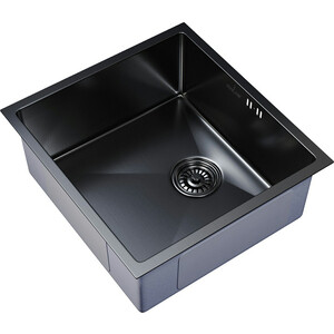 Кухонная мойка Mixline Pro 45х42 черный графит (4630099747775)