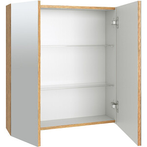 Зеркальный шкаф Emmy Дакота 60х76 рустик соломенный (dak60mir)