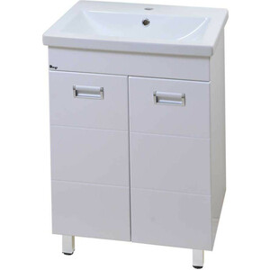 Тумба с раковиной Emmy Монтана 60х45 белая (mont60kom, S-UM-COM60/1-w)