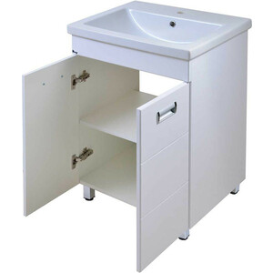 Тумба с раковиной Emmy Монтана 60х45 белая (mont60kom, S-UM-COM60/1-w)