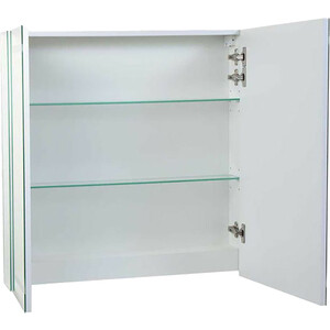 Зеркальный шкаф Emmy Родос 80 с подсветкой, белый (rod80mir1-r)