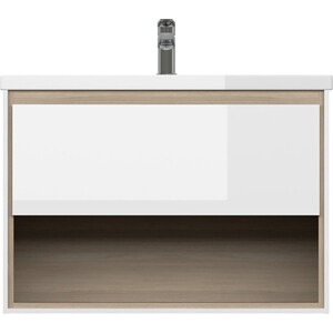 Мебель для ванной Cersanit Louna 80х44 белый/дерево