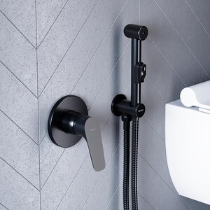 Смеситель для душа Damixa Jupiter встраиваемый, черный матовый (777500300)