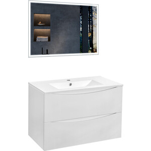 Мебель для ванной Vincea Mia 80х46 G.White