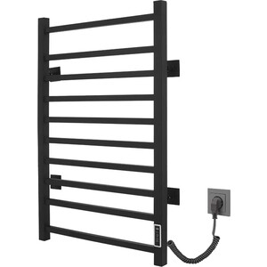 Полотенцесушитель электрический Vincea 50x80 черный матовый (VTD-1LBE)