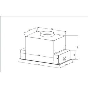 Вытяжка встраиваемая Jacky's JV BW684