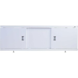 Ванна стальная ВИЗ Reimar 150x70 с экраном Emmy Виктория и ножками, белая орхидея