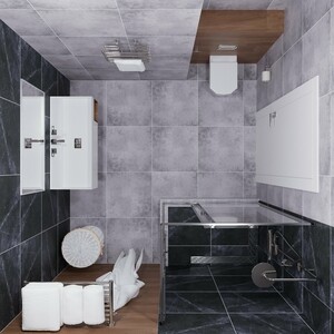 Душевой уголок Triton Вента-Хром 120х80 с поддоном и сифоном, прозрачный, хром (Щ0000049618)