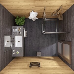 Душевой уголок Triton Каппа-Хром 90х90 прозрачный, хром (Щ0000054220)