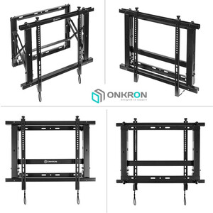 Кронштейн для телевизора Onkron PRO7M черный 40"-70" макс.45кг настенный наклонно-выдвижной