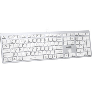 Клавиатура A4Tech Fstyler FX50 белый USB slim Multimedia (FX50 WHITE)