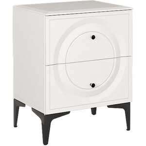 Тумба прикроватная Моби Валенсия 13.291 Белый PE шагрень, белая шагрень ПВХ