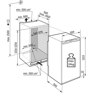 Встраиваемый холодильник Liebherr IRE 4100
