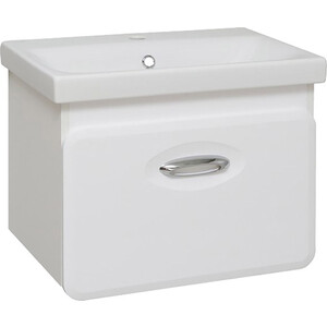 Тумба с раковиной Runo Капри 60х39 белая (00-00001111, S-UM-MOD60SL/1)