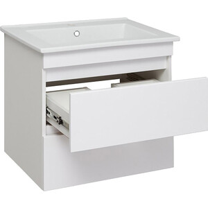 Тумба с раковиной Runo Манхэттен 66х47 белая (00-00001046, 4640021062203)