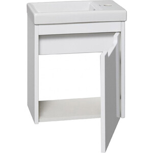 Тумба с раковиной Runo Микра 40х22 белая (00000001078, S-UM-COM40/1-w)