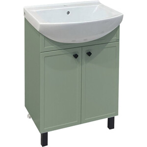 Тумба под раковину Runo Римини 61х29 мята (00-00001273)