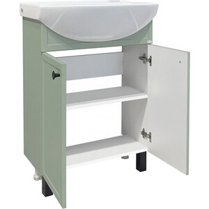 Тумба под раковину Runo Римини 61х29 мята (00-00001273)