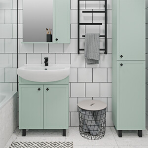 Тумба под раковину Runo Римини 61х29 мята (00-00001273)